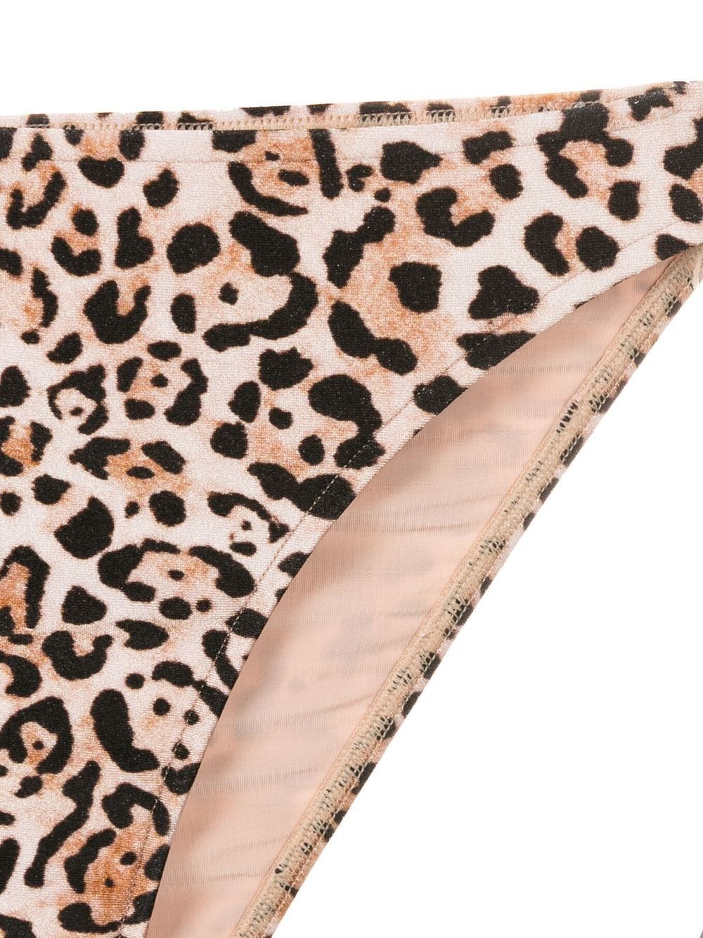 Leopard High-Leg Strapless Bikini - Image 6