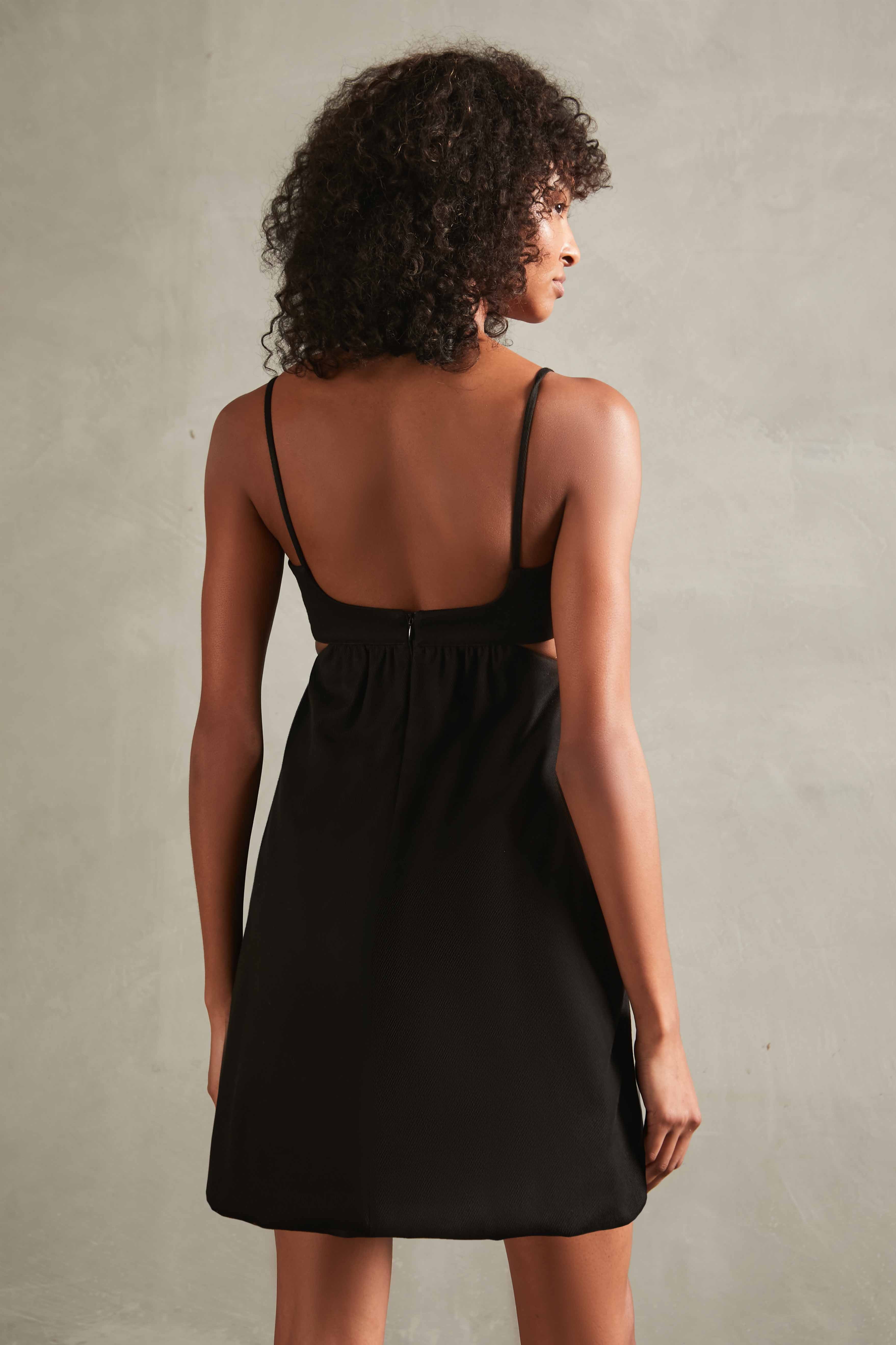 Matelasse Cotton Blend Short Dress - Image 2