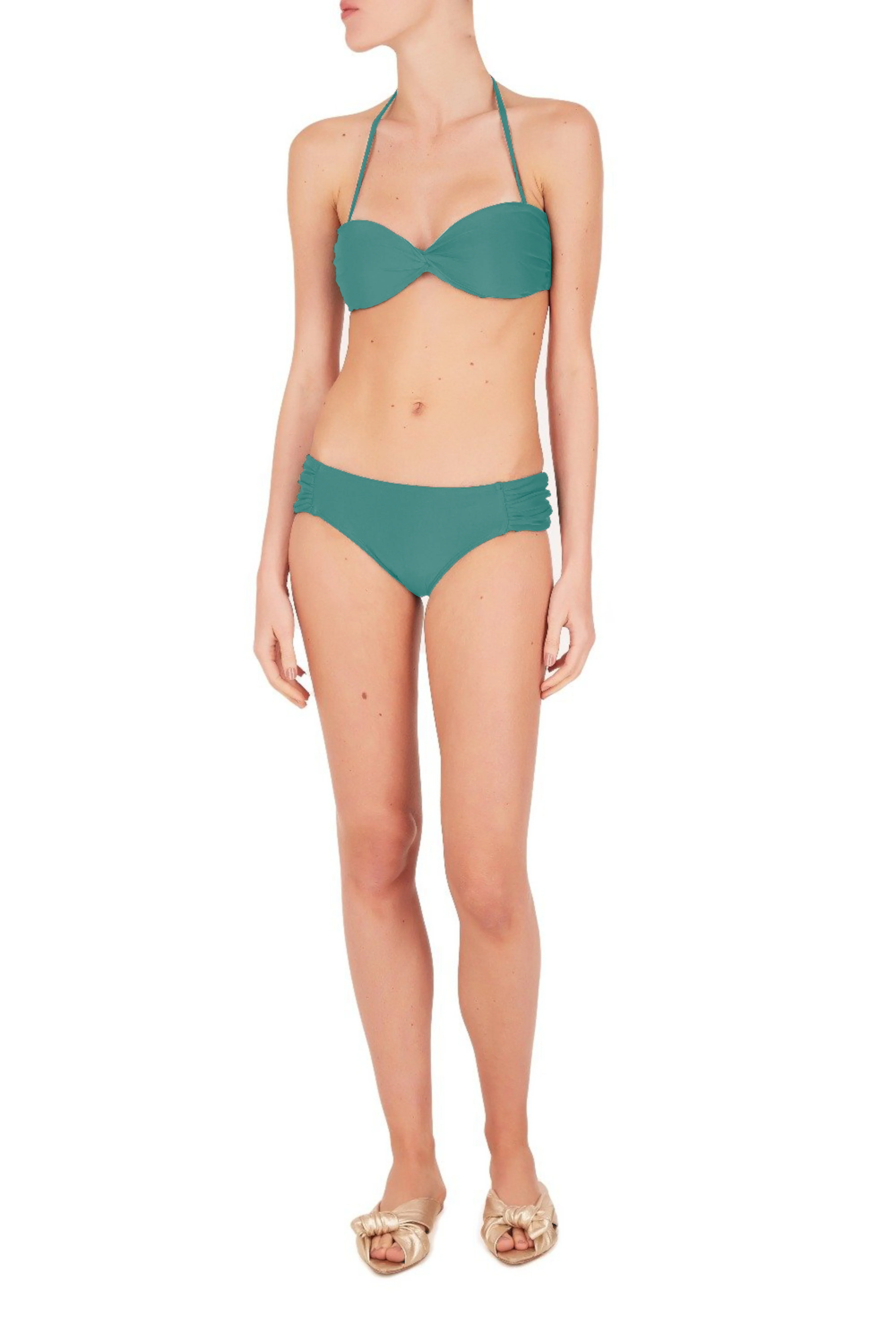 Solid Strapless Bikini Bonsai - Image 2